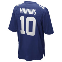 Load image into Gallery viewer, Eli Manning New York Giants Game Jersey 2018/19