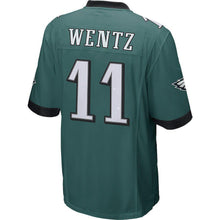 Load image into Gallery viewer, Carson Wentz Philadelphia Eagles Game Jersey 2018/19