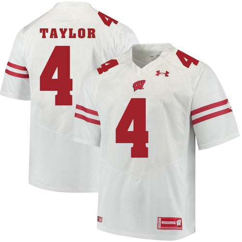 A.J. Taylor Wisconsin Badgers Football Jersey 2018/19 White