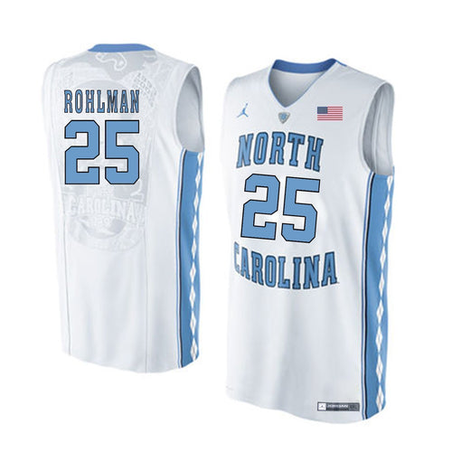 Aaron Rohlman North Carolina Basketball Jersey 2018/19-White