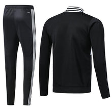 Load image into Gallery viewer, Real Madrid Black 3-Stripe Tracksuit Training Jackets and Pants 2018/19