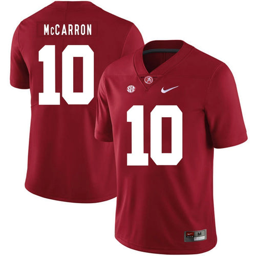 A.J McCarron Alabama Crimson Tide Football Jersey 2018/19 Red