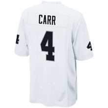 Load image into Gallery viewer, Derek Carr Oakland Raiders Game Jersey 2018/19