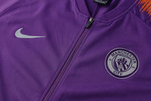 Load image into Gallery viewer, Manchester City Purple Tracksuit Training Jackets and Pants 2018/19
