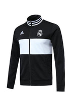 Load image into Gallery viewer, Real Madrid Black 3-Stripe Tracksuit Training Jackets and Pants 2018/19