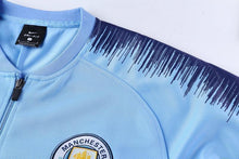 Load image into Gallery viewer, Manchester City Light Blue Tracksuit Training Jackets and Pants 2018/19