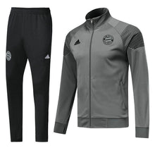 Load image into Gallery viewer, Bayern Munich Grey Tracksuit Training Jackets and Pants 2018/19