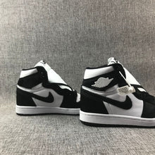 Load image into Gallery viewer, Air Jordan 1 Mid Black White Concord Style AJ1