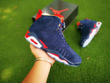 Load image into Gallery viewer, Air Jordan 6 Suede Navy AJ6