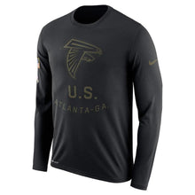 Load image into Gallery viewer, Atlanta Falcons Salute To Service Long Sleeve Shirt