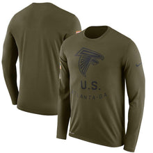 Load image into Gallery viewer, Atlanta Falcons Salute To Service Long Sleeve Shirt