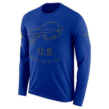Load image into Gallery viewer, Buffalo Bills Salute To Service Long Sleeve Shirt