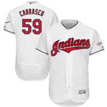 Load image into Gallery viewer, Carlos Carrasco Cleveland Indians 2019 All Star Game Patch Baseball Jersey 2018/19