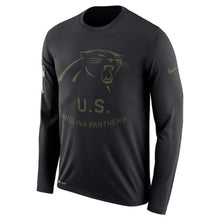 Load image into Gallery viewer, Carolina Panthers Salute To Service Long Sleeve Shirt
