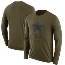 Load image into Gallery viewer, Dallas Cowboys Salute To Service Long Sleeve Shirt
