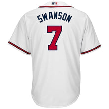 Load image into Gallery viewer, Dansby Swanson Atlanta Braves Baseball Player Jersey 2018/19