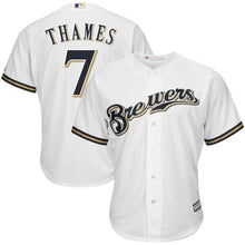 Load image into Gallery viewer, Eric Thames Milwaukee Brewers Baseball Player Jersey 2018/19