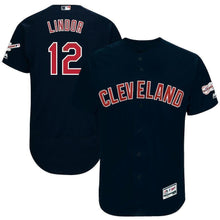 Load image into Gallery viewer, Francisco Lindor Cleveland Indians 2019 All Star Game Patch Baseball Jersey 2018/19