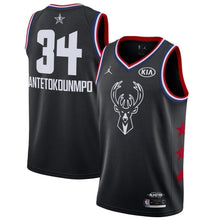 Load image into Gallery viewer, Milwaukee Bucks #34 Giannis Antetokounmpo 2019 ALL STAR Swingman Jersey 2018/19