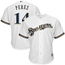 Load image into Gallery viewer, Hernan Perez Milwaukee Brewers Baseball Player Jersey 2018/19