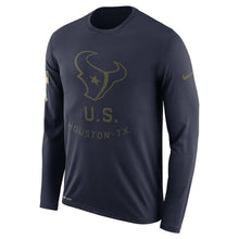 Load image into Gallery viewer, Houston Texans Salute To Service Long Sleeve Shirt