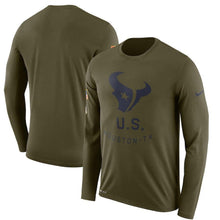 Load image into Gallery viewer, Houston Texans Salute To Service Long Sleeve Shirt