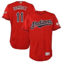 Load image into Gallery viewer, Jose Ramirez Cleveland Indians 2019 All Star Game Patch Baseball Jersey 2018/19