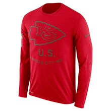 Load image into Gallery viewer, Kansas City Chiefs Salute To Service Long Sleeve Shirt
