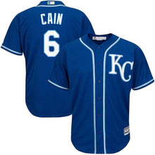Load image into Gallery viewer, Lorenzo Cain Kansas City Royal Baseball Player Jersey 2018/19