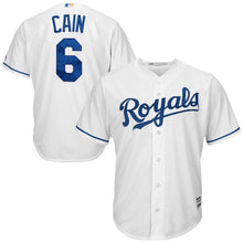 Load image into Gallery viewer, Lorenzo Cain Kansas City Royal Baseball Player Jersey 2018/19