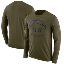 Load image into Gallery viewer, Los Angeles Chargers Salute To Service Long Sleeve Shirt