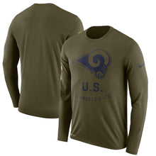 Load image into Gallery viewer, Los Angeles Rams Salute To Service Long Sleeve Shirt