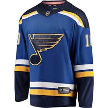 Load image into Gallery viewer, Men s St Louis Blues Brayden Schenn Fanatics Branded Blue Breakaway Player Jersey 2018/19