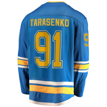 Load image into Gallery viewer, Men s St Louis Blues Vladimir Tarasenko Fanatics Branded Blue Alternate Breakaway Player Jersey 2018/19