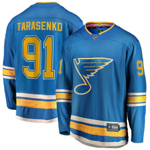Load image into Gallery viewer, Men s St Louis Blues Vladimir Tarasenko Fanatics Branded Blue Alternate Breakaway Player Jersey 2018/19