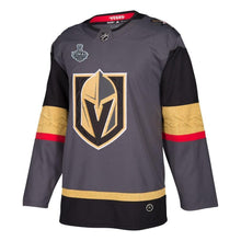 Load image into Gallery viewer, Men s Vegas Golden Knights Gray 2018 Stanley Cup Final Bound Patch Authentic Jersey 2018/19 Gray