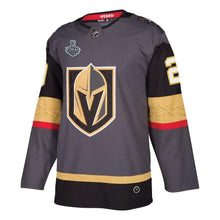 Load image into Gallery viewer, Men s Vegas Golden Knights Marc Andre Fleury adidas Gray 2018 Stanley Cup Final Bound Patch Authentic Player Jersey 2018/19 Gray
