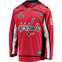 Load image into Gallery viewer, Men s Washington Capitals Alexander Ovechkin Red 2018 Stanley Cup Champions Home Breakaway Player Jersey 2018/19 Red
