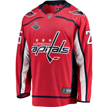 Load image into Gallery viewer, Men s Washington Capitals Devante Smith Pelly Fanatics Branded Red 2018 Stanley Cup Champions Home Breakaway Player Jersey 2018/19 Red