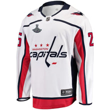 Load image into Gallery viewer, Men s Washington Capitals Devante Smith Pelly Fanatics Branded White 2018 Stanley Cup Champions Home Breakaway Player Jersey 2018/19 White