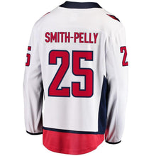 Load image into Gallery viewer, Men s Washington Capitals Devante Smith Pelly Fanatics Branded White 2018 Stanley Cup Champions Home Breakaway Player Jersey 2018/19 White