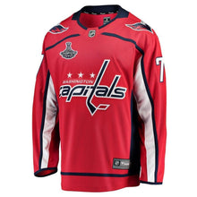Load image into Gallery viewer, Men s Washington Capitals TJ Oshie Red 2018 Stanley Cup Champions Home Breakaway Player Jersey 2018/19 Red