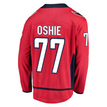 Load image into Gallery viewer, Men s Washington Capitals TJ Oshie Red 2018 Stanley Cup Champions Home Breakaway Player Jersey 2018/19 Red
