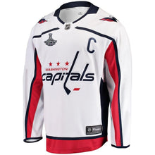 Load image into Gallery viewer, Men s Washington Capitals White 2018 Stanley Cup Champions Away Breakaway Jersey 2018/19 White