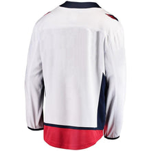Load image into Gallery viewer, Men s Washington Capitals White 2018 Stanley Cup Champions Away Breakaway Jersey 2018/19 White
