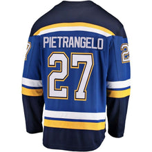 Load image into Gallery viewer, Men's St. Louis Blues Alex Pietrangelo Fanatics Branded Blue 2019 Stanley Cup Champions Home Breakaway Player Jersey 2018/19