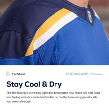 Load image into Gallery viewer, Men's St. Louis Blues Jaden Schwartz Fanatics Branded Blue 2019 Stanley Cup Champions Home Breakaway Player Jersey 2018/19