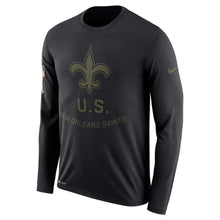 Load image into Gallery viewer, New Orleans Saints Salute To Service Long Sleeve Shirt