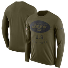 Load image into Gallery viewer, New York Jets Salute To Service Long Sleeve Shirt
