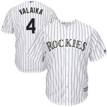 Load image into Gallery viewer, Pat Valaika Colorado Rockies Baseball Player Jersey 2018/19